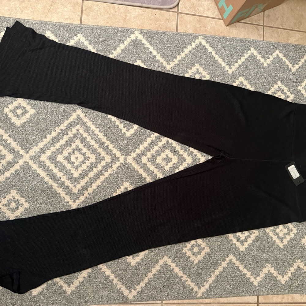 rag & bone Black Boot Cut Pants